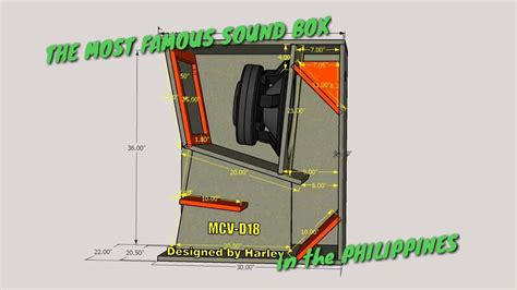 Modified Cerwin Vega (MCV-D18) Sound Box