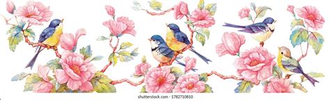 Bird And Flower Art