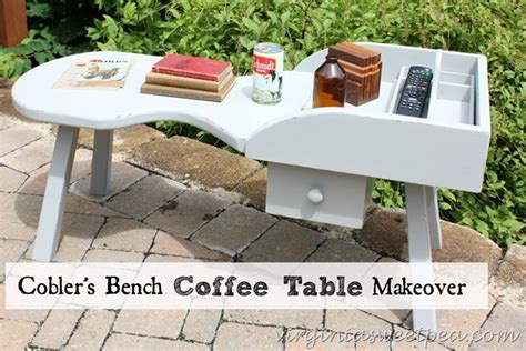 Cobbler’s Bench Coffee Table Makeover - Sweet Pea