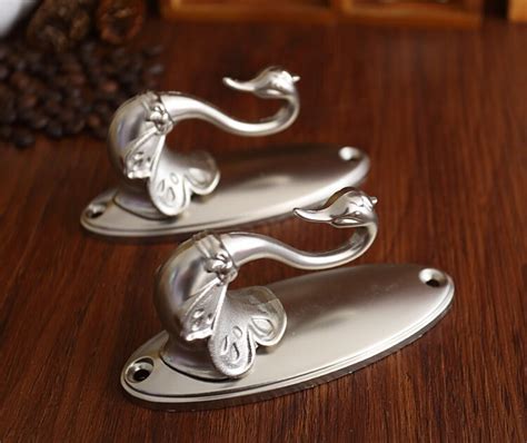 Swan Decorative Wall Hook Metal Wall Hooks / Antique Copper - Etsy