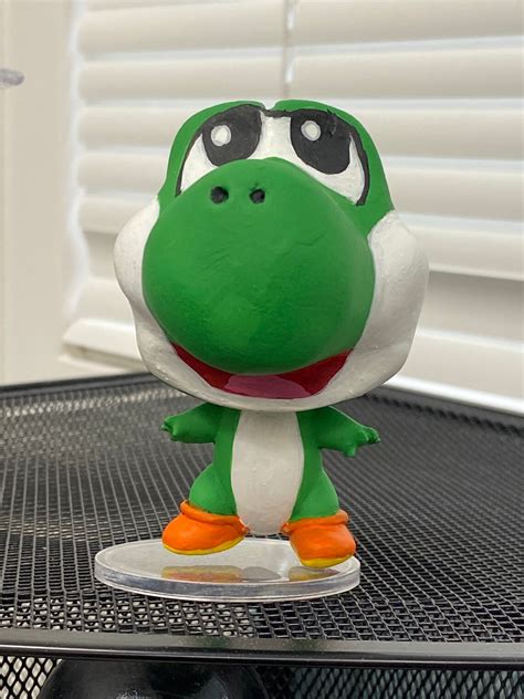 Yoshi custom funko pop Nintendo funko pop | Etsy