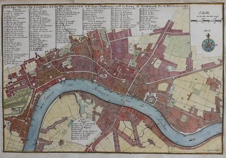 LONDON 1700 || Michael Jennings Antique Maps and Prints