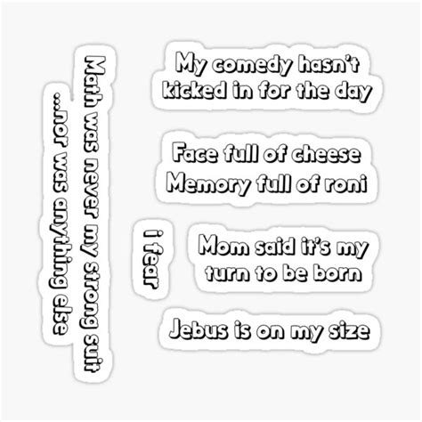 "Unus Annus Sticker Pack 3: Unus Quotes" Sticker for Sale by WavyGrayvy ...