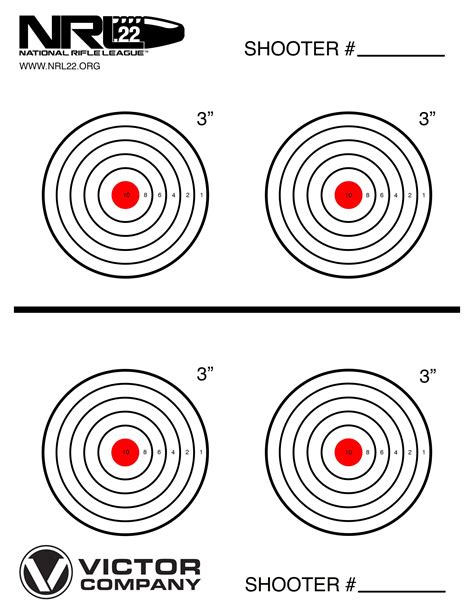 Printable 22lr Targets