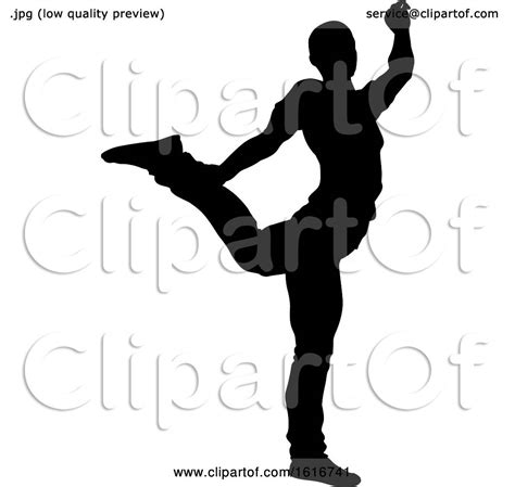 Break Dancer Silhouette by AtStockIllustration #1616741