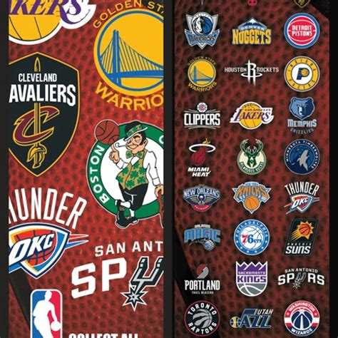 NBA Logo Stickers | Gumballs.com