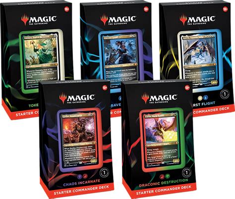 Starter Commander Deck - Set of 5 - Starter Commander Decks - Magic: The Gathering