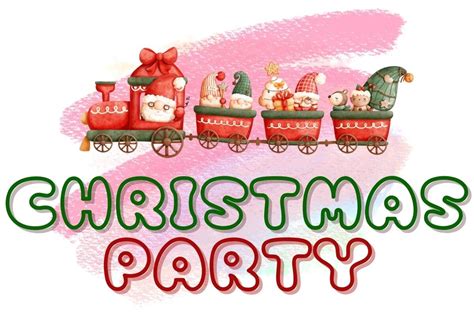 Christmas Party Font by charmingbear59.design · Creative Fabrica