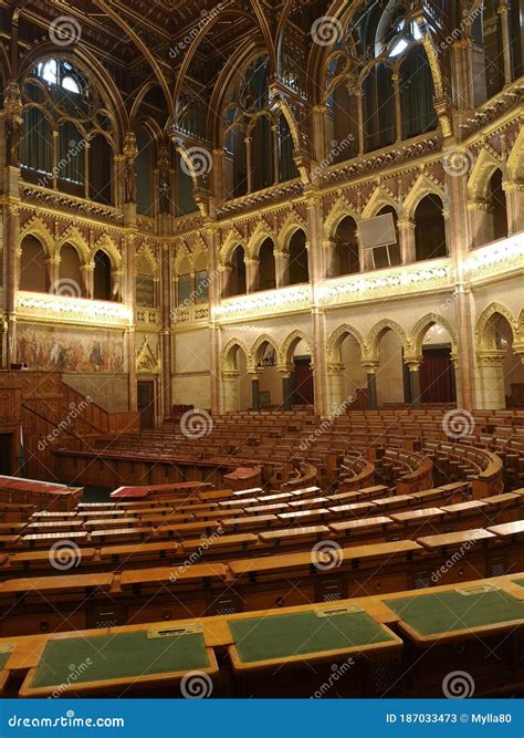 Inside Hungarian Parliament - Budapest, Hungary Editorial Stock Photo ...