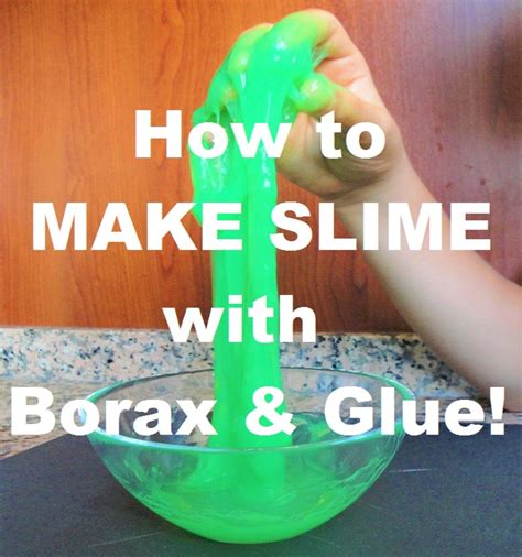 How to Make Slime With Borax and Glue - FeltMagnet