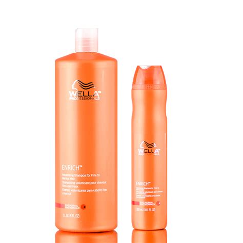 Wella Professionals Enrich Volumizing Shampoo for Fine to Normal Hair SleekShop.com