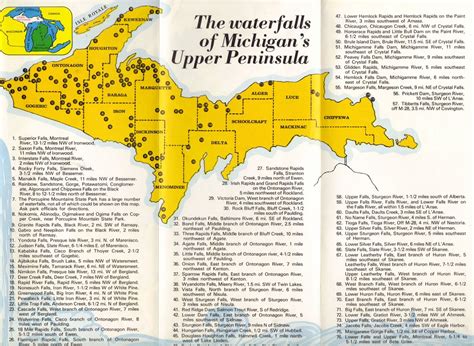 Printable Map Of Upper Peninsula Michigan