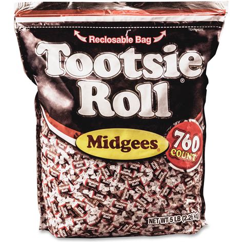 Tootsie, AVTSN884580, Advantus Roll Midgees Candy, 1 Bag - Walmart.com - Walmart.com