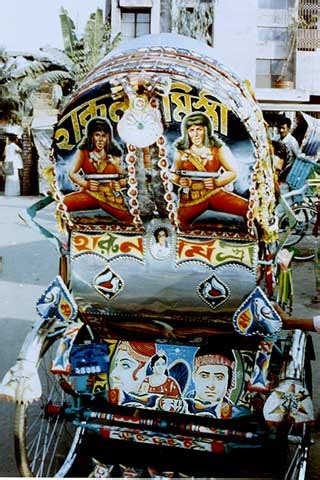 Dhaka: Rickshaw Art - Dhaka