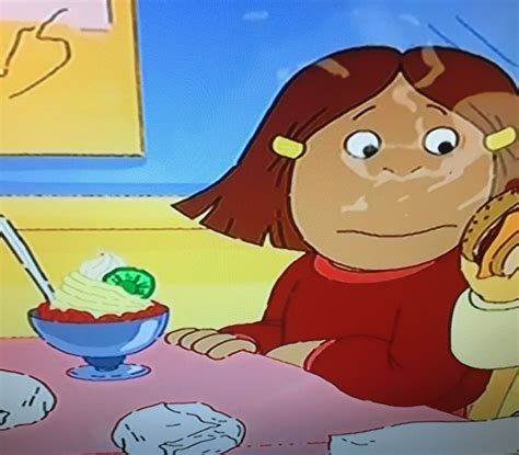 Francine tries to be a vegetarian, Arthur