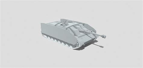 Stug-IV WW2 tank destroyer - Low Poly - Blender by Adam | Download free ...