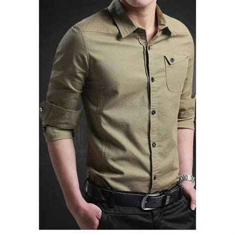 Men Plain Casual Shirt, Gents Casual Shirt, Men Plain Shirt, मेन्स ...