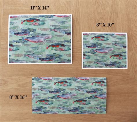 Salmon Run Archival Print - Etsy