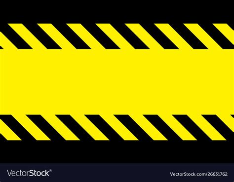 Yellow and black barricade tape Royalty Free Vector Image