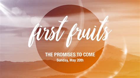 Why First Fruits? — Anthem Church