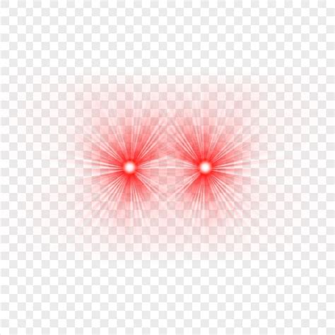 HD Red Laser Eyes Lens Flare Effect PNG | Citypng