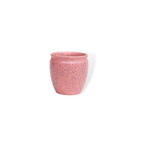 Pink with black speckles PotteryDen Kulhad - 100 ml, Hand Painted | Ha