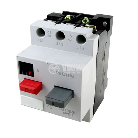 Motor circuit breaker 3VE1 1.6 2.5A NO and NC 380VAC