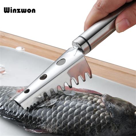 Aliexpress.com : Buy 1Pcs Stainless Steel Fishing Knife Fish Scaler Skin Remover Cleaner Fish ...