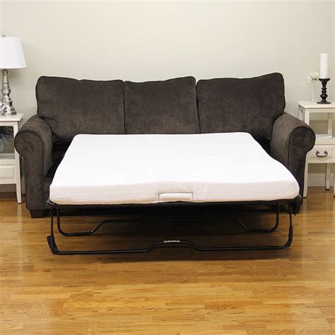 Classic Brands Memory Foam Replacement Sofa Bed 4.5-Inch Mattress ...