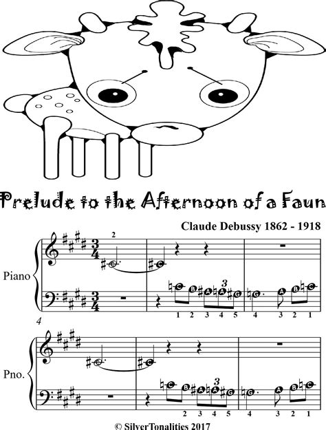 Prelude to the Afternoon of a Faun Beginner Piano Sheet Music by Claude Debussy | Goodreads