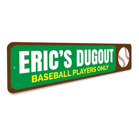 Baseball Dugout Sign – Lizton Sign Shop