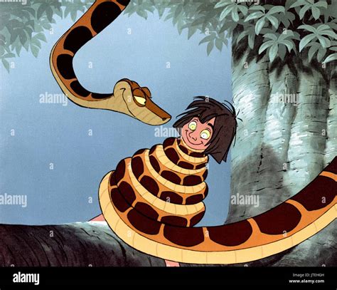 MOWGLI & KAA THE SNAKE THE JUNGLE BOOK (1967 Stock Photo: 152755809 - Alamy