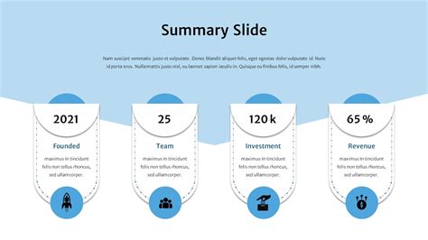 Summary Slides Template - SlideKit