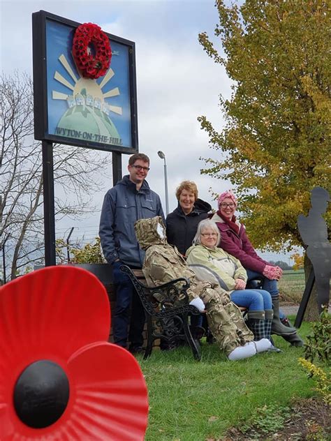 Remembrance Display At Wyton On The Hill | Preim