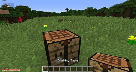 Stone Crafting Table Mod 1.14.4/1.12.2 (Stone Version of the Vanilla Crafting Table ...