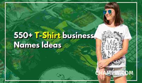 550+ T-Shirt Business Names To Start Your Brand