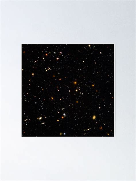 "Hubble Ultra Deep Field poster" Poster for Sale by CarlsArt | Redbubble