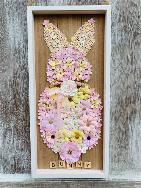 Easter Bunny WALL DECOR | Etsy | Bunny wall decor, Shabby chic easter ...