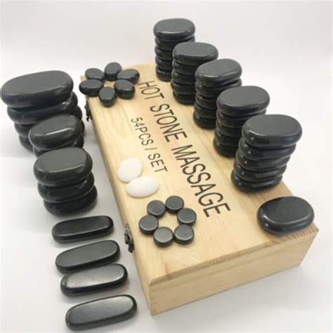 Hot stone massage kit 60 pieces