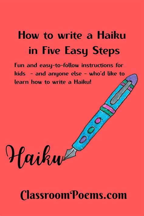 How to Write a Haiku