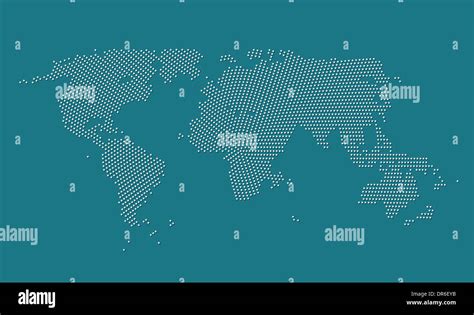 World Map Vector Illustration Stock Photo - Alamy