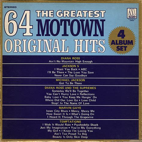 The Greatest 64 Motown Original Hits | Discogs