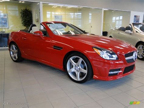 Mars Red 2012 Mercedes-Benz SLK 350 Roadster Exterior Photo #51591853 | GTCarLot.com