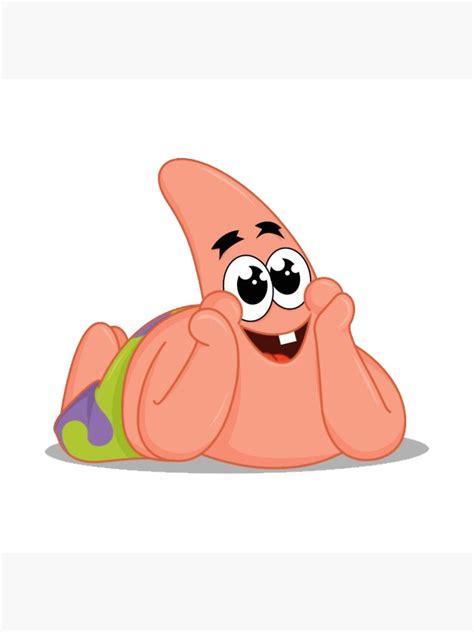 "Patrick star cute meme sticker " Poster for Sale by Grace-Cop | Redbubble