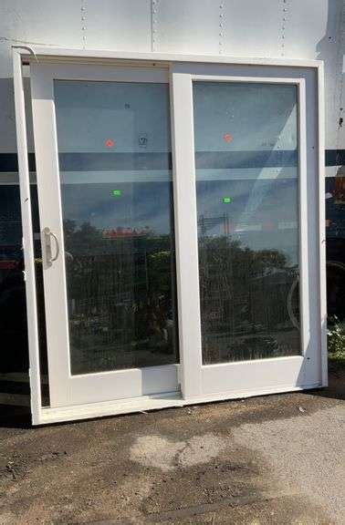 Sliding Patio Door full view glass, 72x80” - Hash Auctions