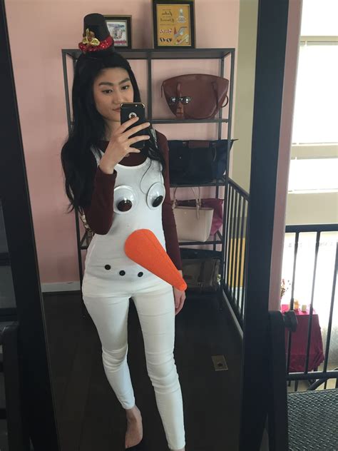 DIY Snowman Costume