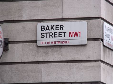 Baker Street - NW1 - City of Westminster - road sign | Flickr