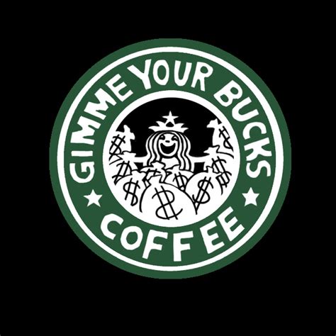 Starbucks Parody Logo by ShesscaMayWiver on DeviantArt