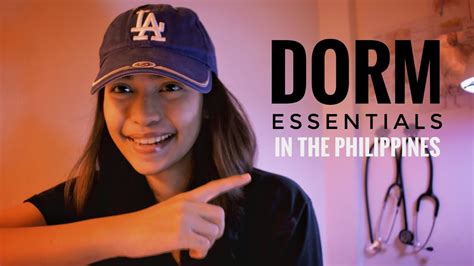 Dorm Essentials | Dorm in the Philippines - YouTube