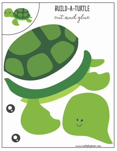 Sea Turtle Craft Template